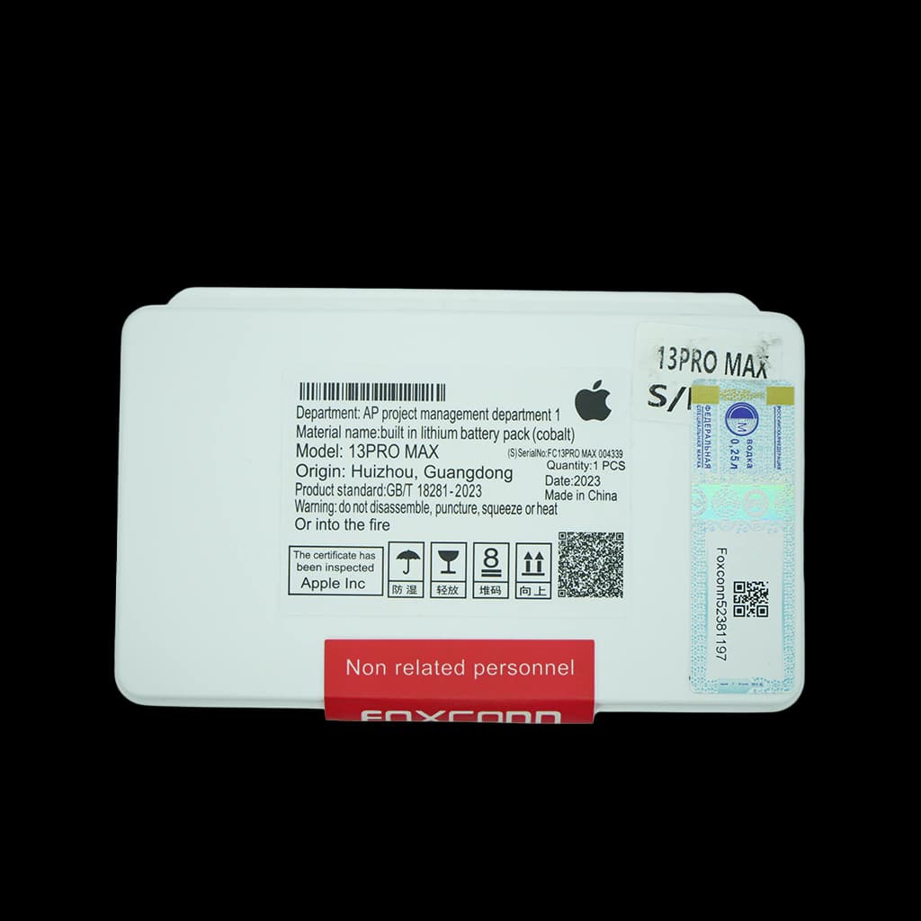 Baterias Iphone 13 Pro - Foxconn (Sin Flex)