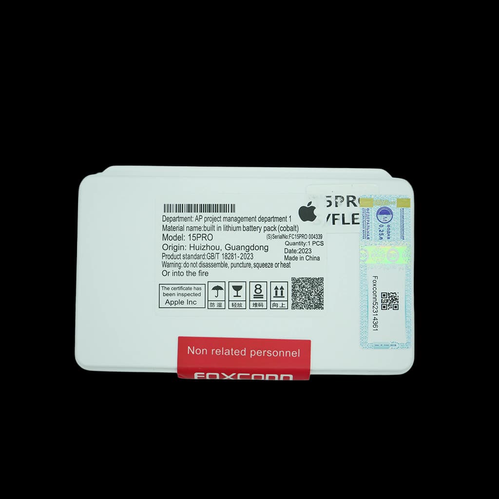 Baterias Iphone 15 Pro Foxconn (Sin Flex)